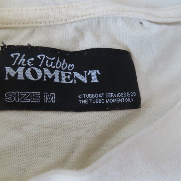 Limited edition The Tubbo Moment Ivory T-shirt Tubboat 2021 Mens M Rare HTF - Picture 6 of 7